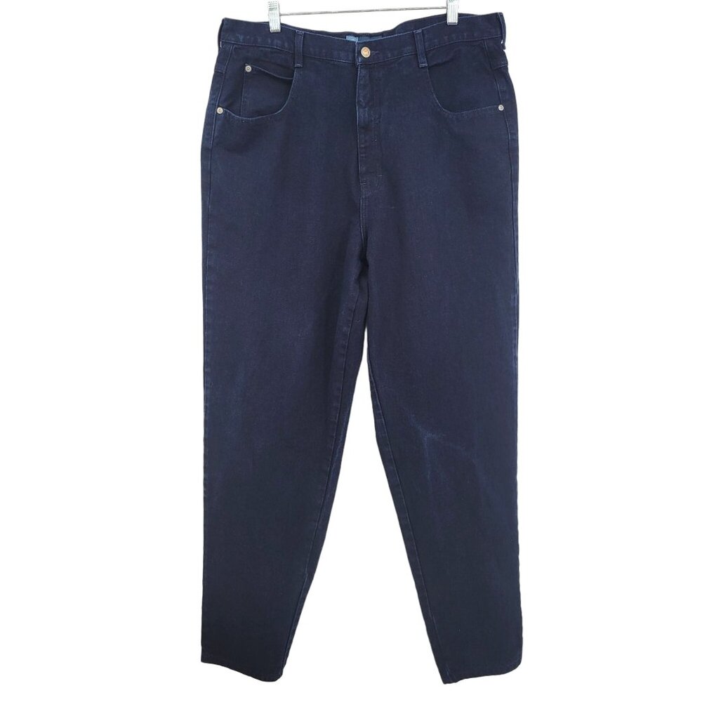Avenue Blues Womens Dark Wash Jeans Size 18‎ Tall 36x33